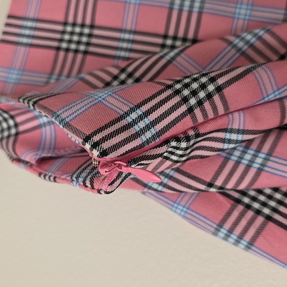 Pink Plaid Women's Skirt Shein Curve - Picture 3 of 5